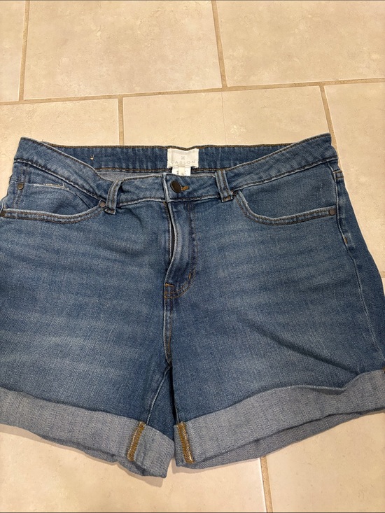Caslon Pants - Caslon Boyfriend Classic Women's Denim Roll-Cuff Shorts Sz 30